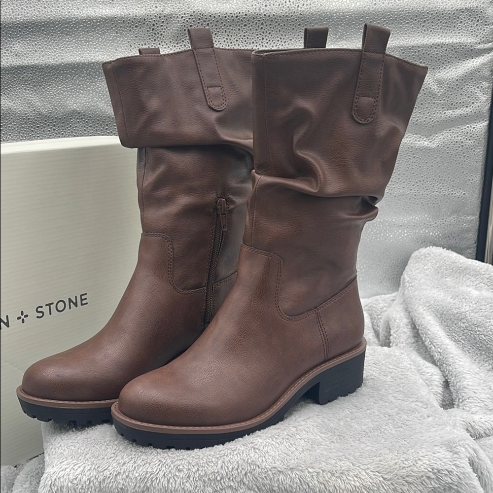 Brown Leather Boots